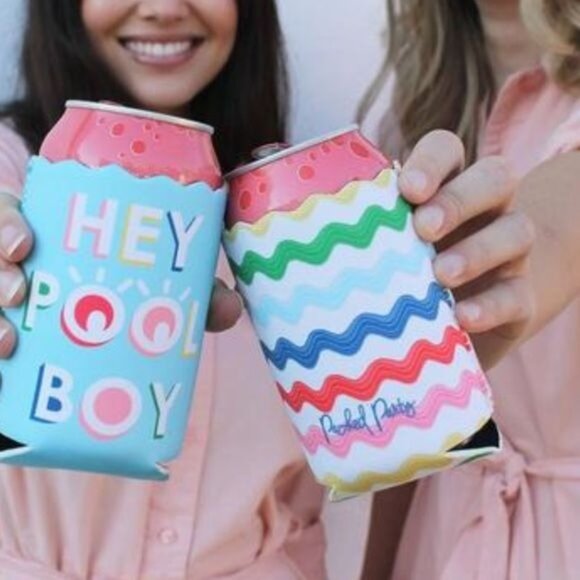 Packed Party Hey Pool Boy Drink Hugger Stretchy NWT - Picture 2 of 2